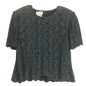 Vintage Brilliante by J.A. Beaded Top